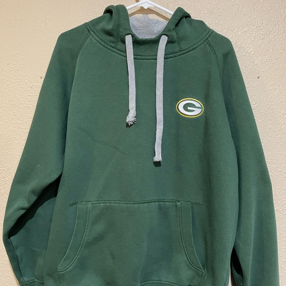 Antigua Green and Gray Sweatshirt Hoodie